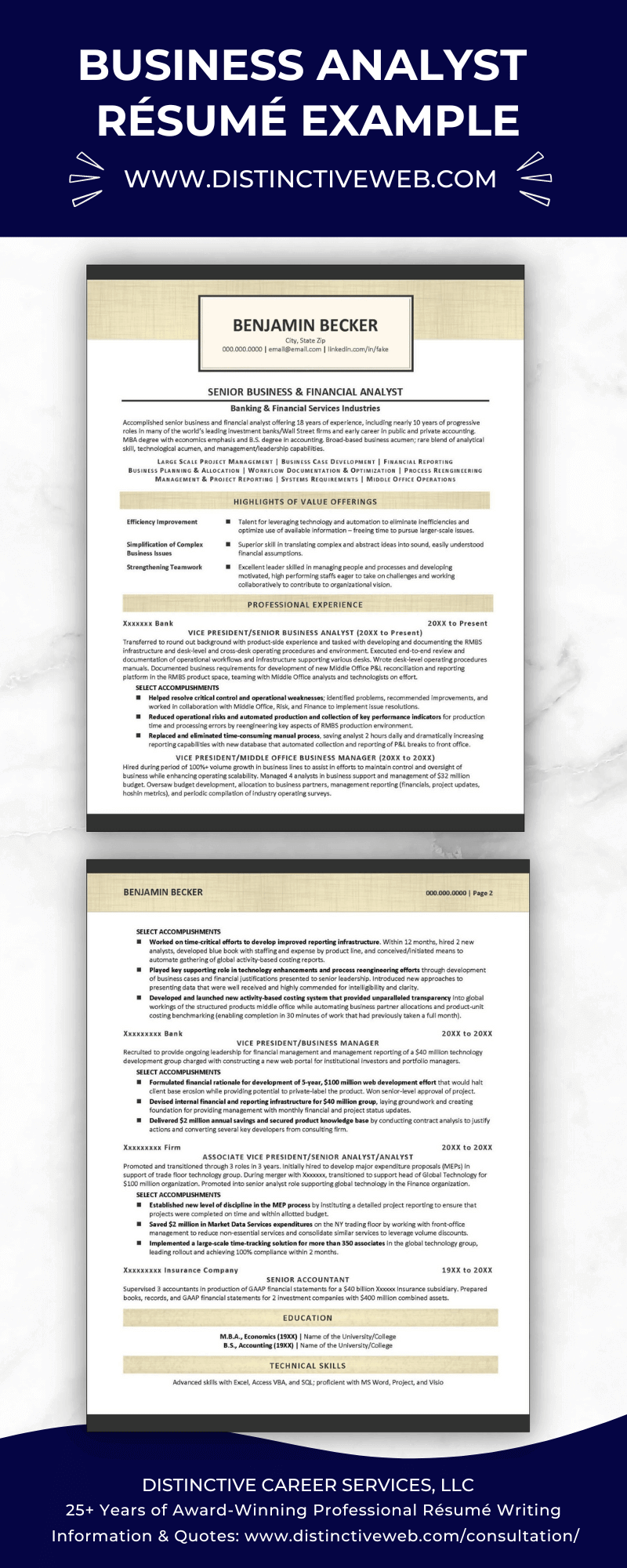 Business Analyst Resume Examples