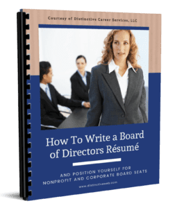 Free Board Of Director Resume Writing Guide