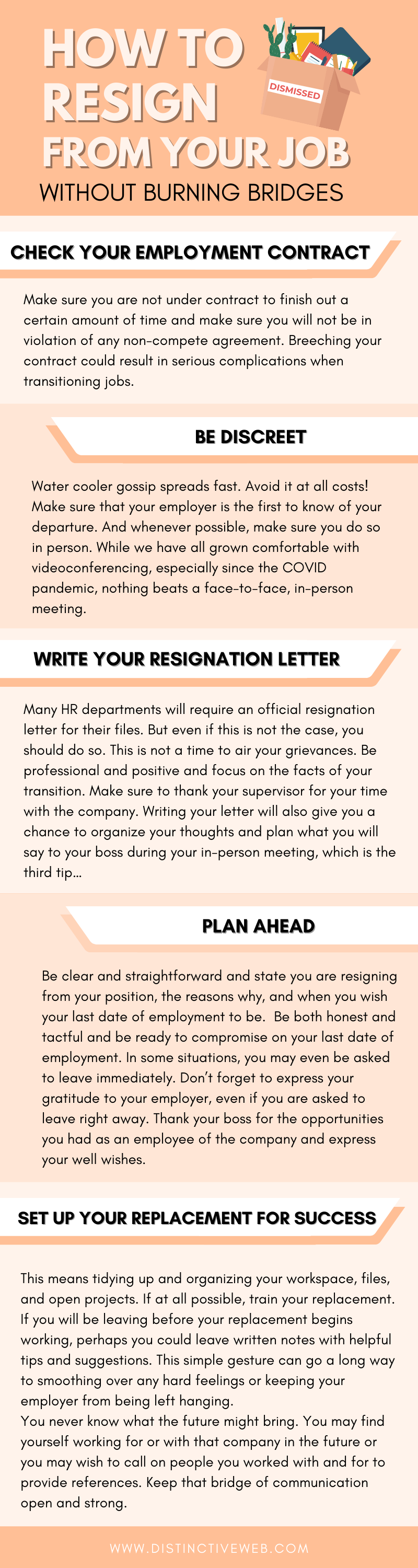 How to resign from your job without burning bridges 1