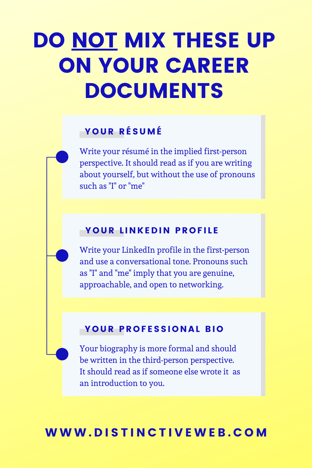 Do Not Mix These Up On Your Resume LinkedIn and Bio