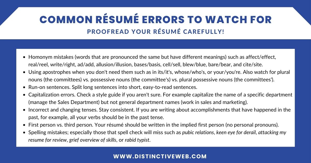 how to fix your resume example 6