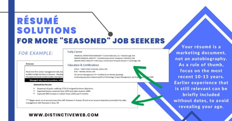 Resume  Solutions For More “Seasoned” Job Seekers