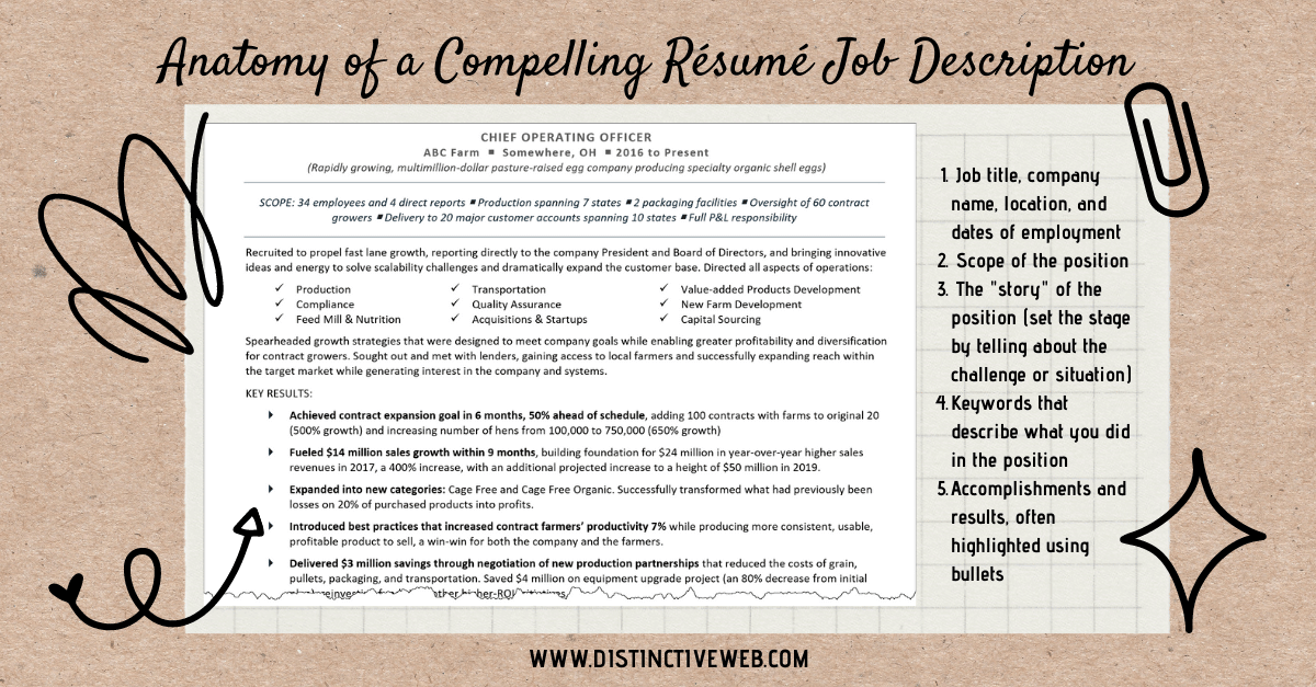 resume job descriptions example 1